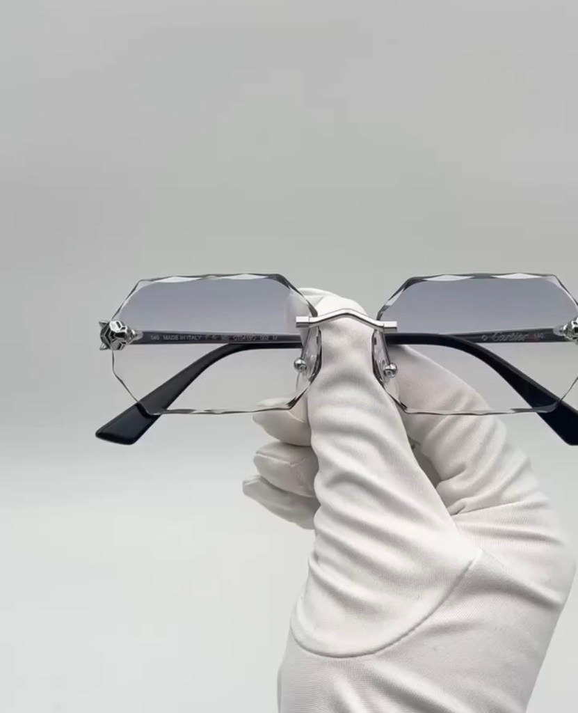 Diamond Cut Crystal Silver